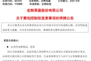 广饶明日停牌！又一A股，筹划控制权变更