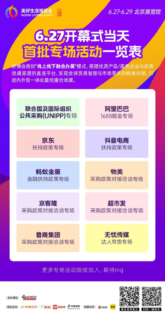 阿里、京东、拼多多、抖音电商首(😨)次联合，美好生活博览会6月在京举办！